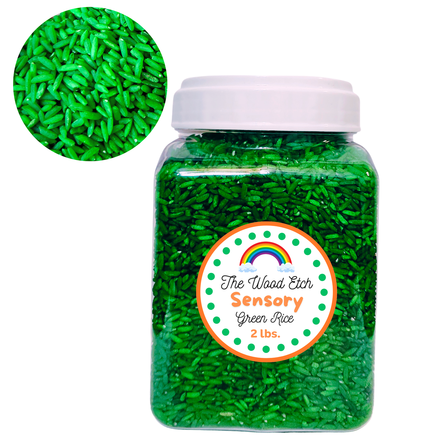 2 LB. Colored Sensory Rice