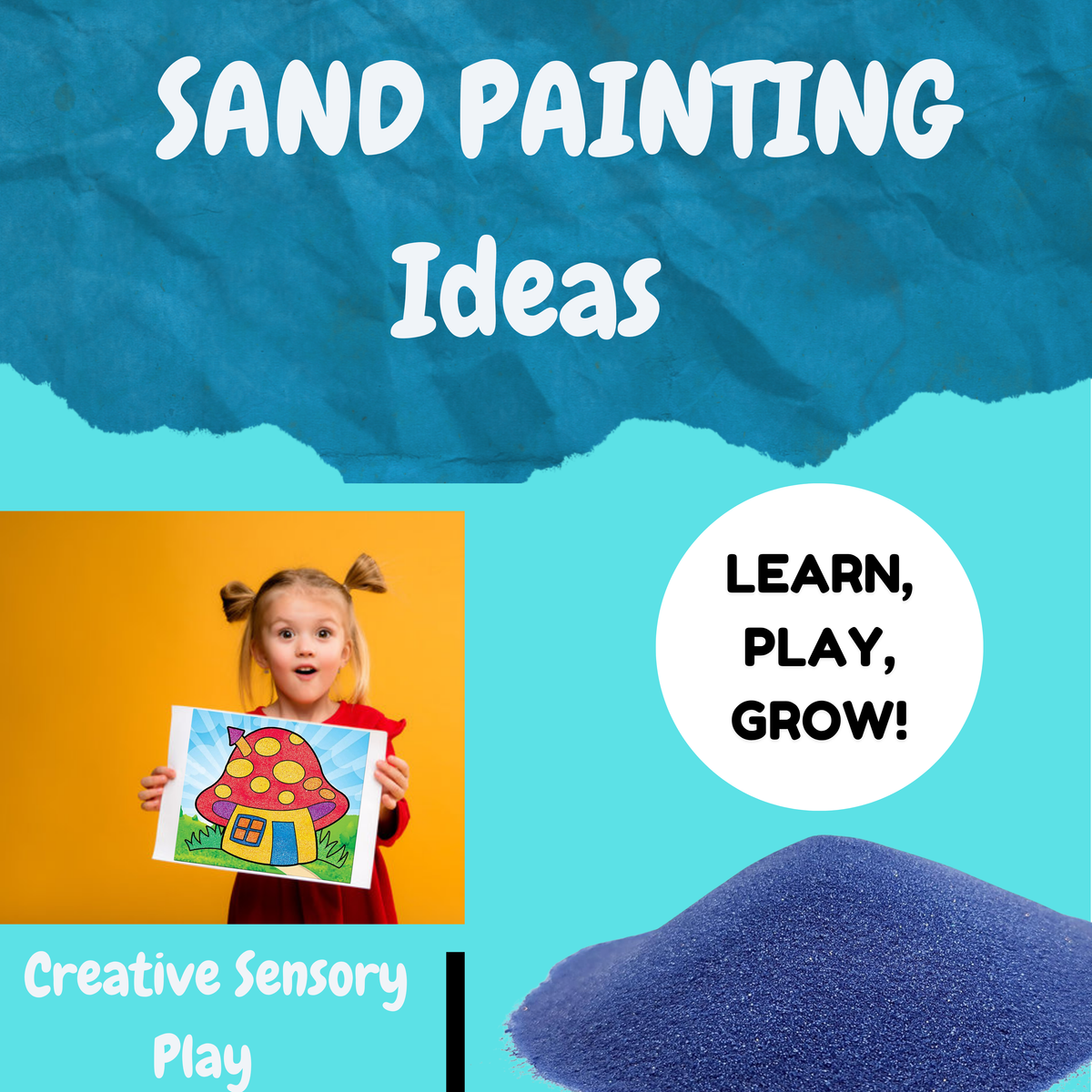 Rainbow Colored Sand – 7.5 lb Bulk Sensory & Craft Sand