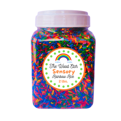 2 LB. Colored Sensory Rice