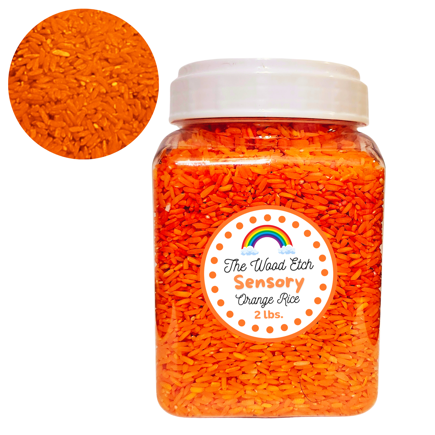 2 LB. Colored Sensory Rice
