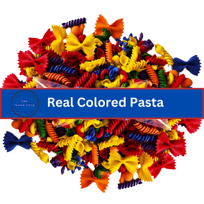 Sensory Learning Colored Pasta