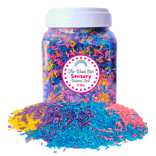 Colored Rice for Sensory Learning