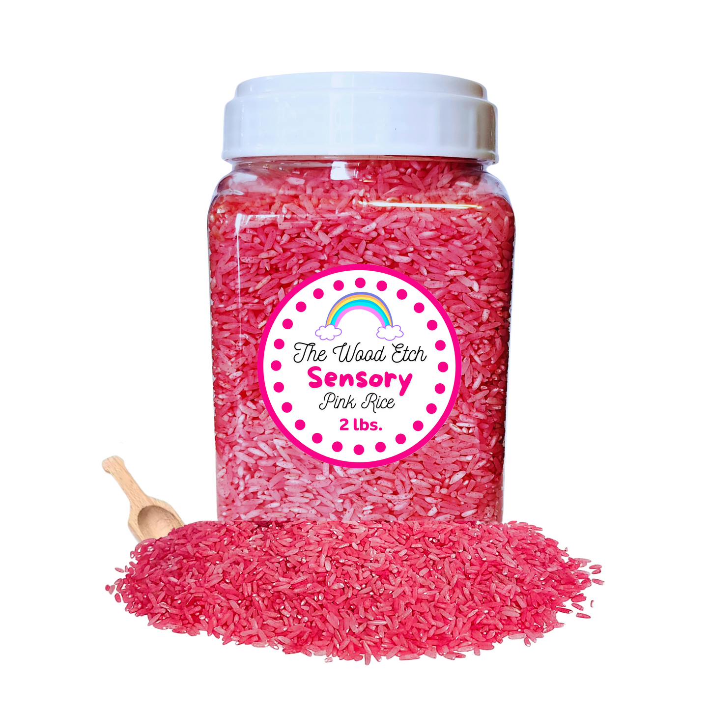 2 LB. Colored Sensory Rice