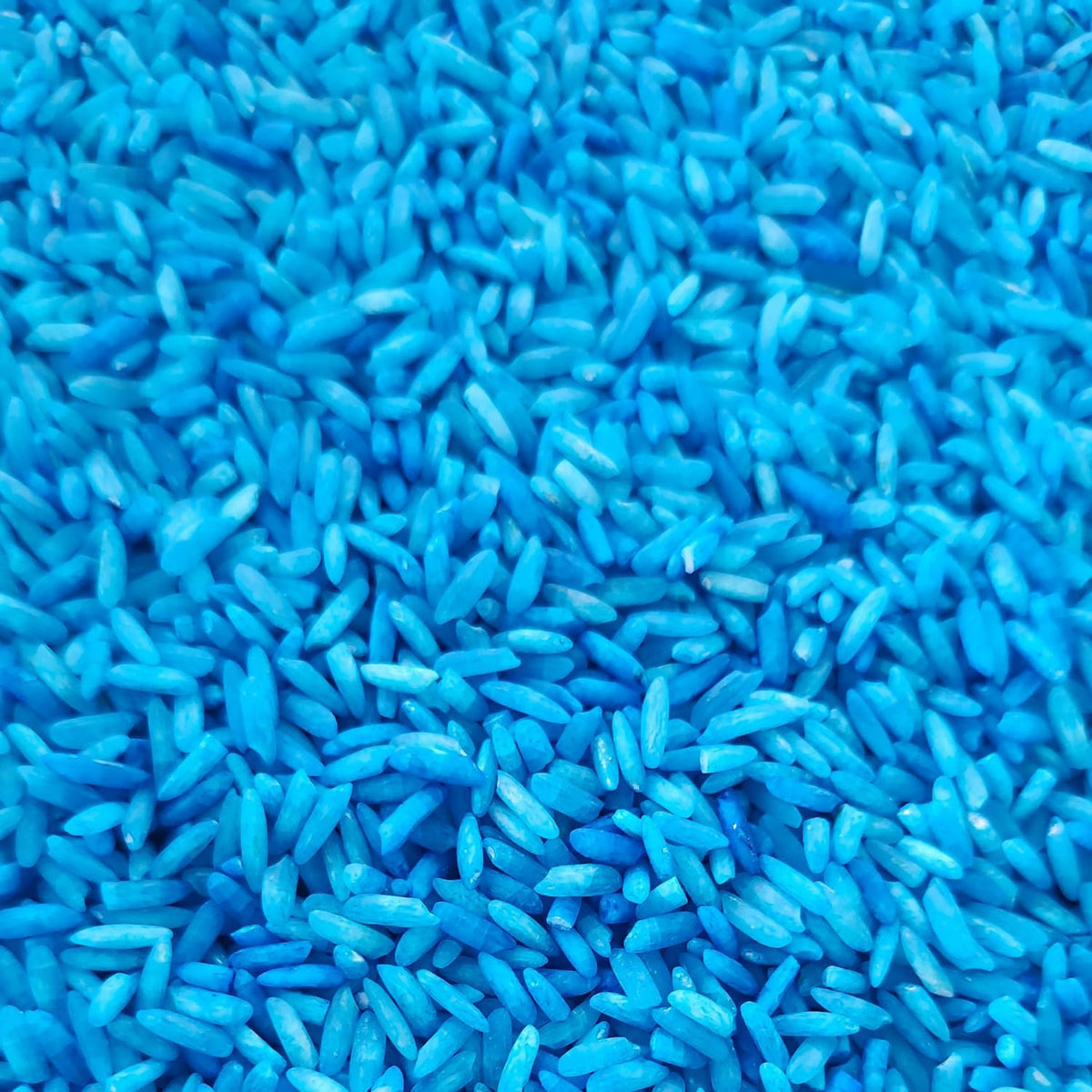 Blue Colored Sensory Rice – 2 lb Sensory Bin Filler
