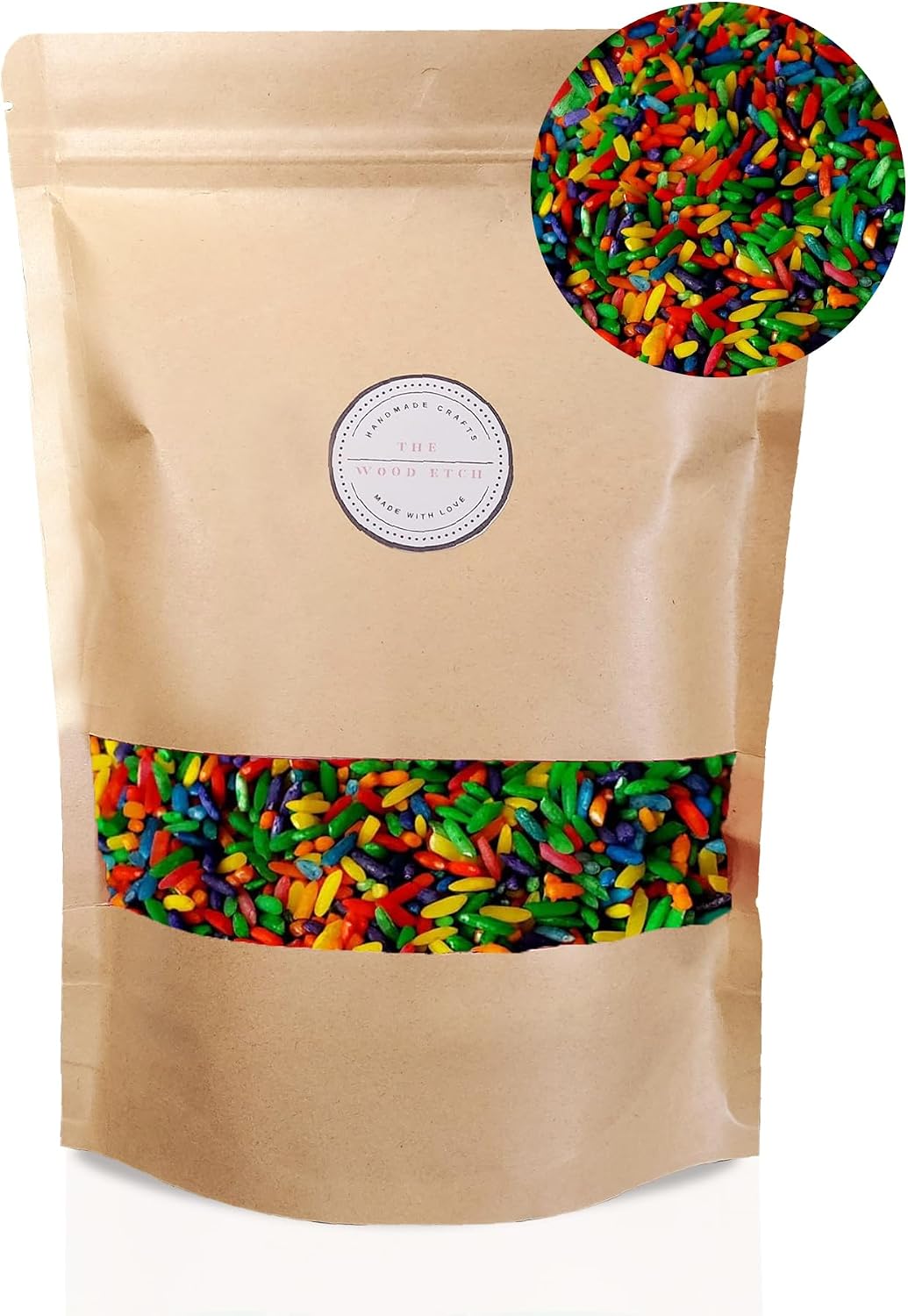 Primary Colors Sensory Rice – 2 lb Sensory Bin Filler